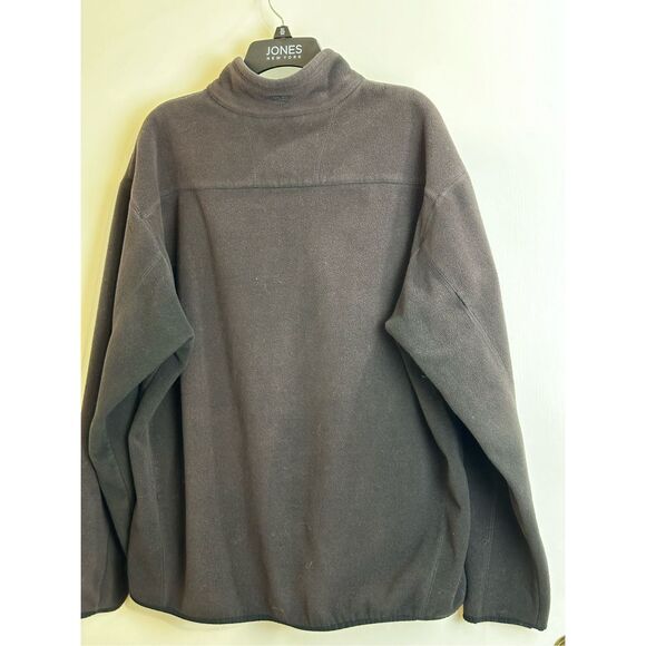 Timberland size 2XL black fleece 1/4 zip jacket - Picture 9 of 12